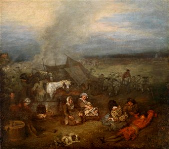 Jean Antoine Watteau - Escortes d’Equipages