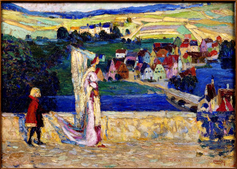 Wassily Kandinsky - Promenade (Sketch) - y1990-30 - Princeton University Art Museum