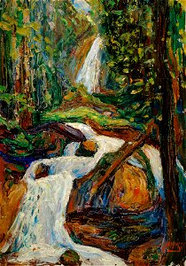 Wassily Kandinsky - Kochel – Wasserfall I - GMS 4 - Lenbachhaus