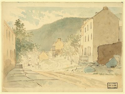 Washington St., Harper's Ferry, W. Virginia, Sat. June 21, 1873 Tm 6 p.m. light fr. left LCCN2004662233