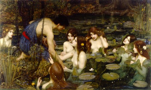 Waterhouse Hylas and the Nymphs Manchester Art Gallery 1896.15 n2