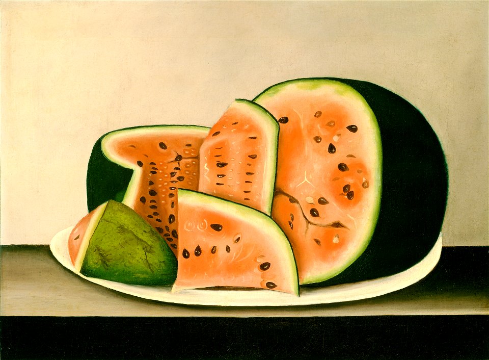 Watermelon on a Plate G-001943-20120912