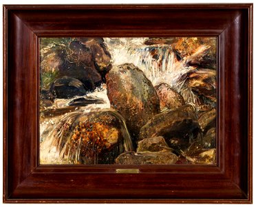 Waterfall Study, Eggedal (Ernst Josephson) - Nationalmuseum - 20897