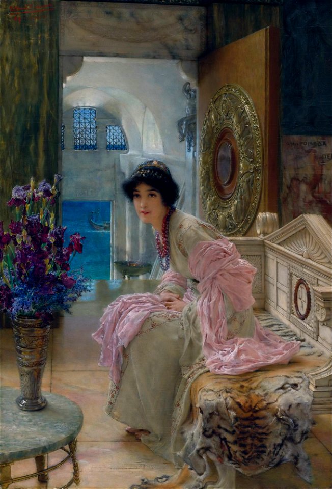 Watching and waiting, by Lawrence Alma Tadema