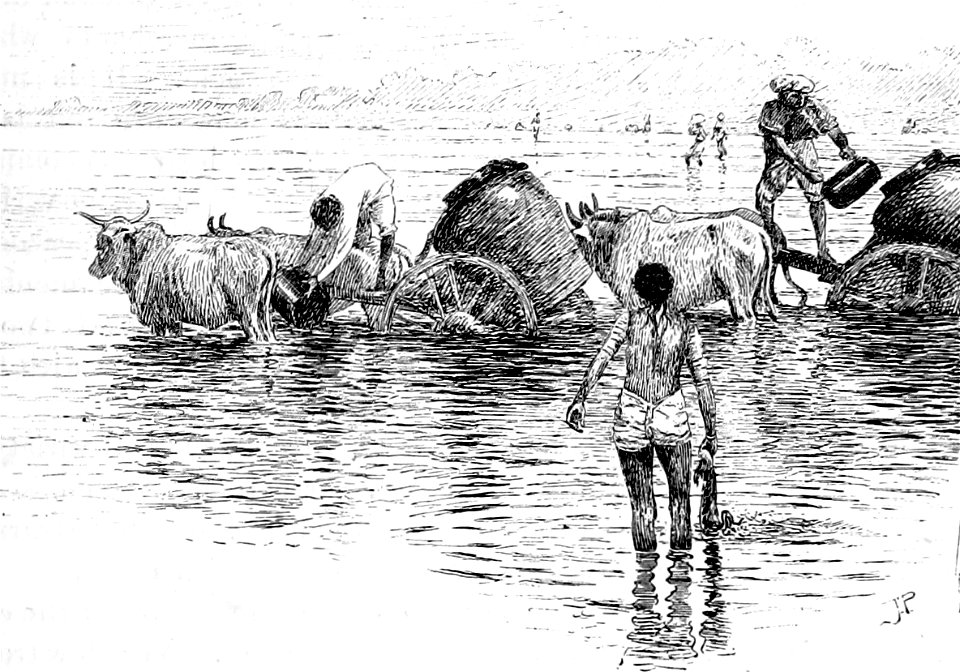 Watercarts Sabarmati River Ahmedabad 1890