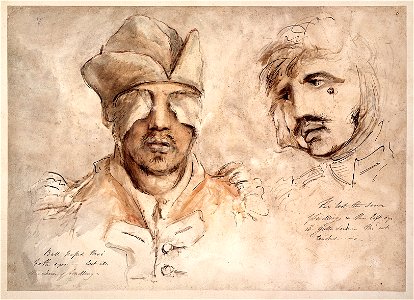 Watercolour, wounded soldier at Waterloo Wellcome L0022549