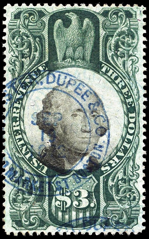 Washington1 revenue $3 1871 issue R147