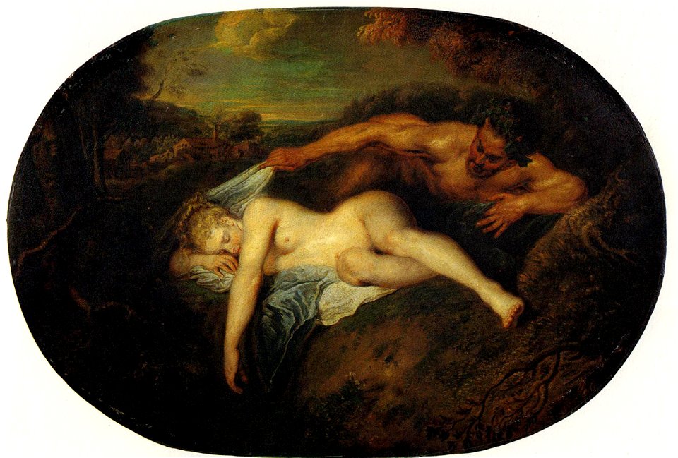 Watteau Jupiter und Antiope