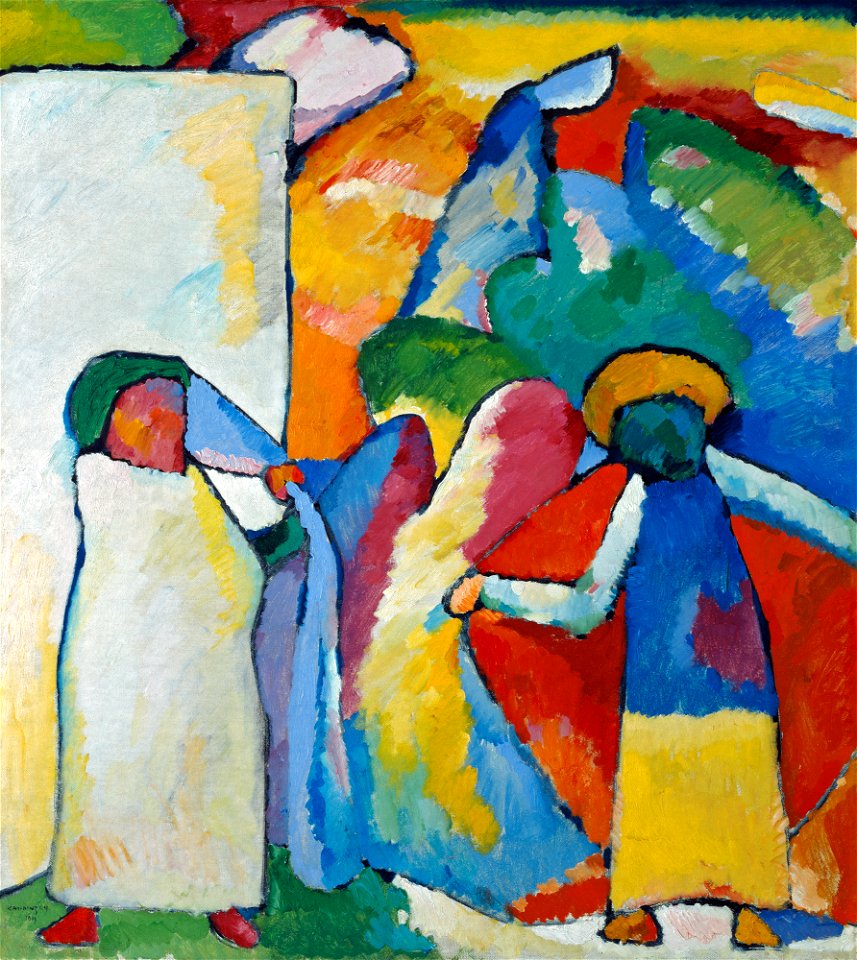 Wassily Kandinsky - Improvisation 6 (Afrikanisches) - GMS 56 - Lenbachhaus