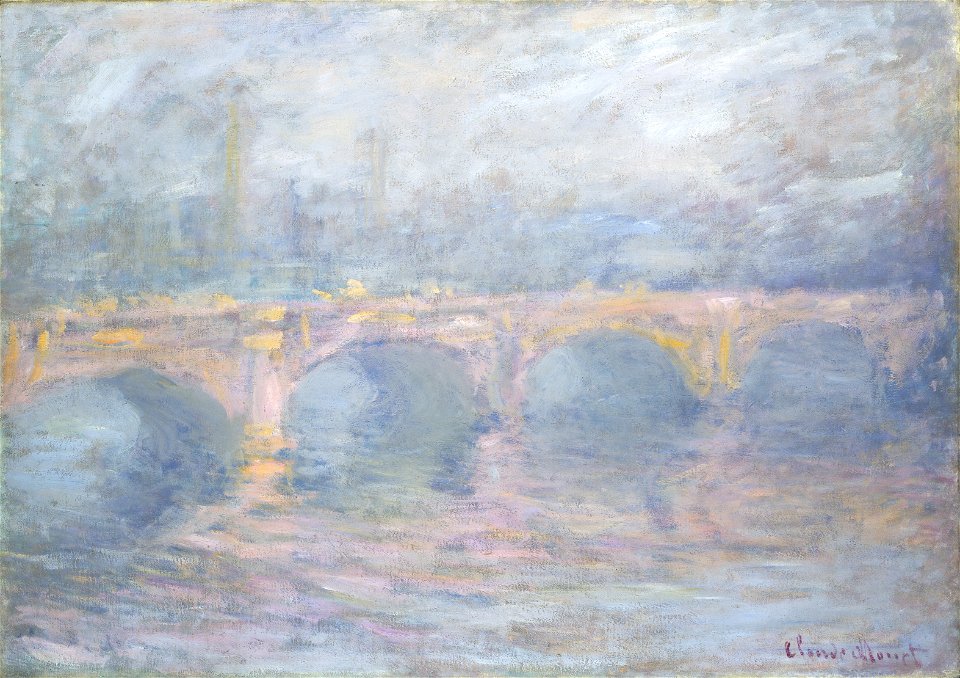 Waterloo Bridge, London, at Sunset E11705