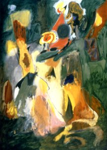Waterfall2. Arshile Gorky. Free illustration for personal and commercial use.