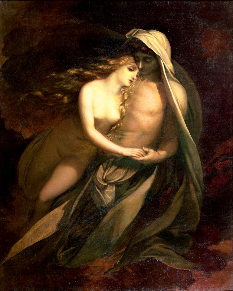 George Frederic Watts - Paolo and Francesca (The Story of Rimini)