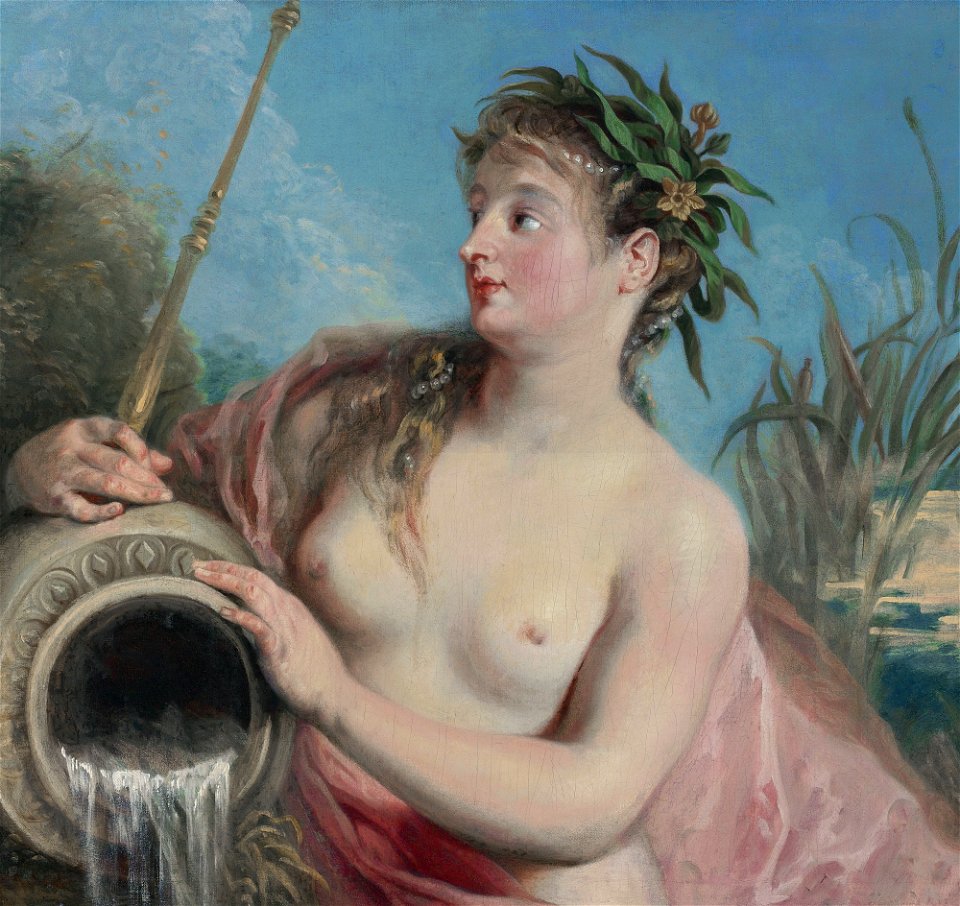 Watteau, Antoine - Quellnymphe - 1708FXD