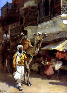 Weeks Edwin Lord Man Leading a Camel
