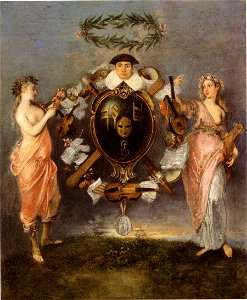 Watteau - L’Alliance de la musique et de la comédie