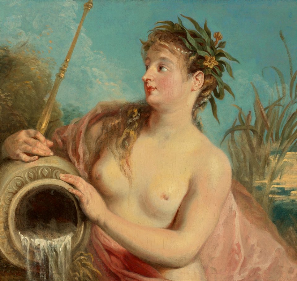 Jean Antoine Watteau - Nymphe de fontaine