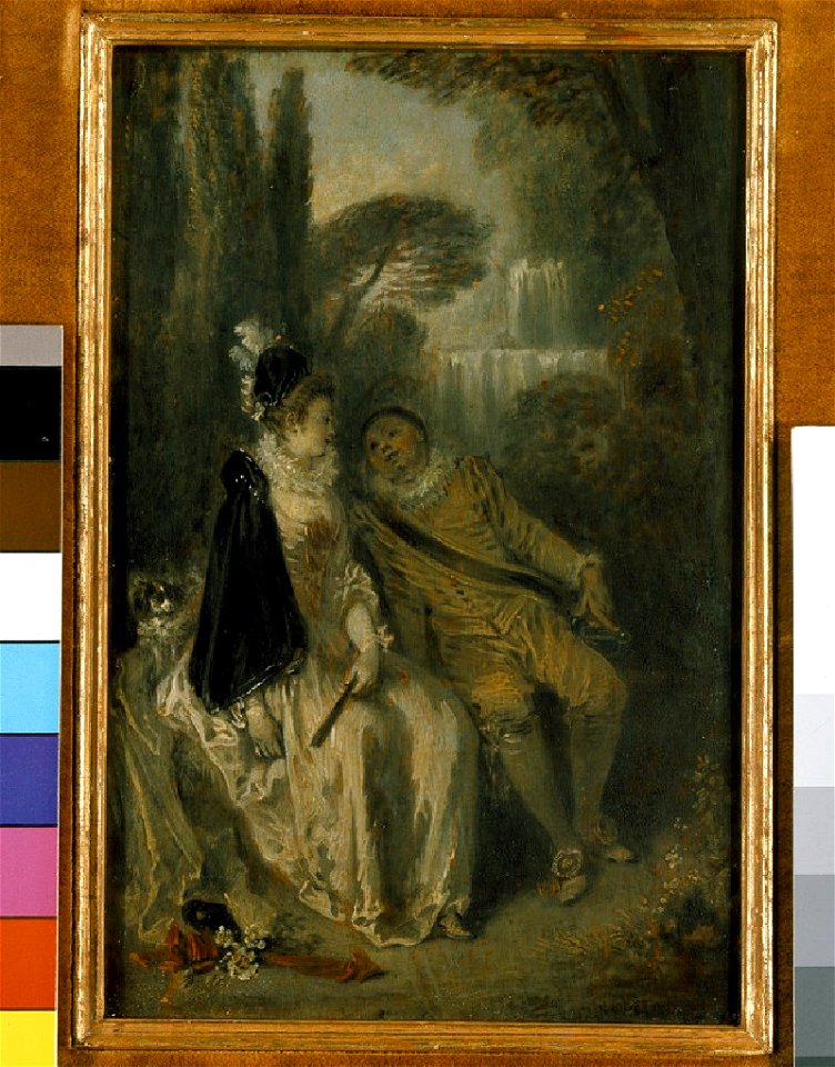 Watteau - Le Repos Gracieux, c. 1713