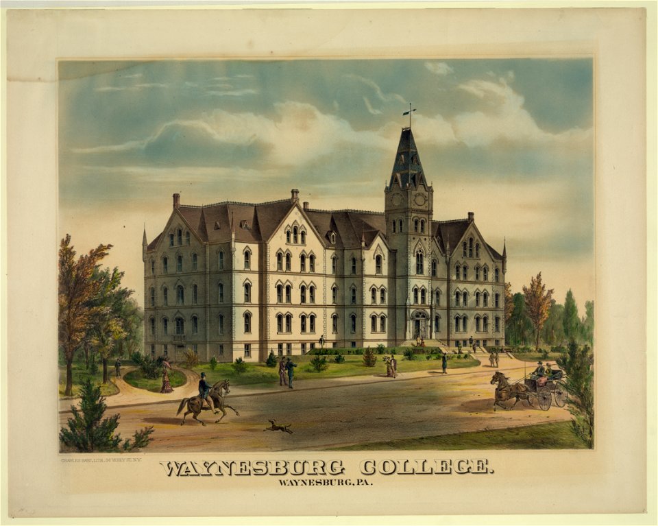 Waynesburg college. Waynesburg. Pa. LCCN2004666893