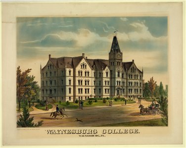 Waynesburg college. Waynesburg. Pa. LCCN2004666893