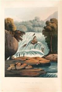 Waterfall of Tijuca (1), da Coleção Brasiliana Iconográfica