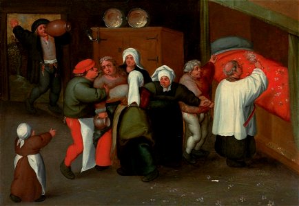 Marten van Cleve - The blessing of the marriage