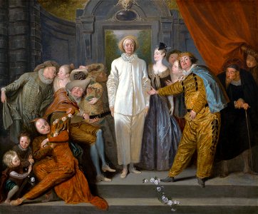 Antoine Watteau - The Italian Comedians - Google Art ProjectFXD