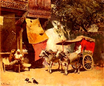 Weeks Edwin Lord An Indian Gharry