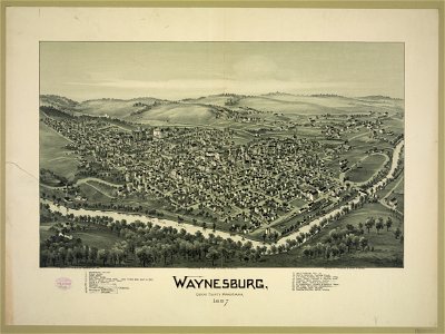 Waynesburg, Greene County, Pennsylvania., 1897 LCCN2003681834