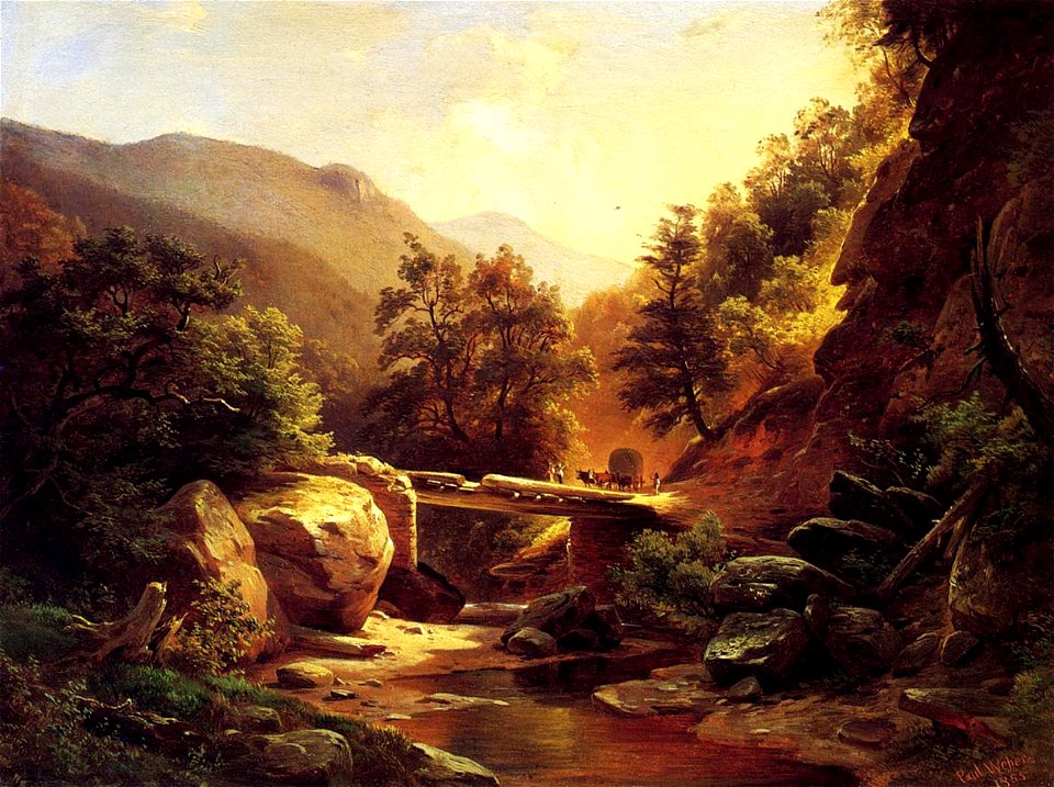 Boulder Crossing by Paul Weber, Palmer Museum of Art