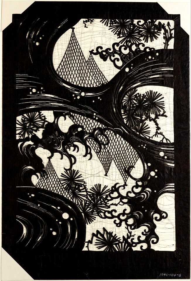 Waves, Fishing Nets, and Pine Leaves - Google Art Project