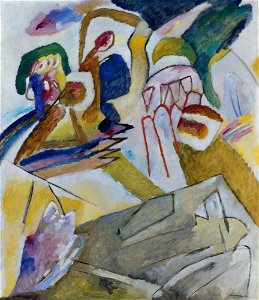 Wassily Kandinsky - Improvisation 18 (mit Grabstein) - GMS 77 - Lenbachhaus