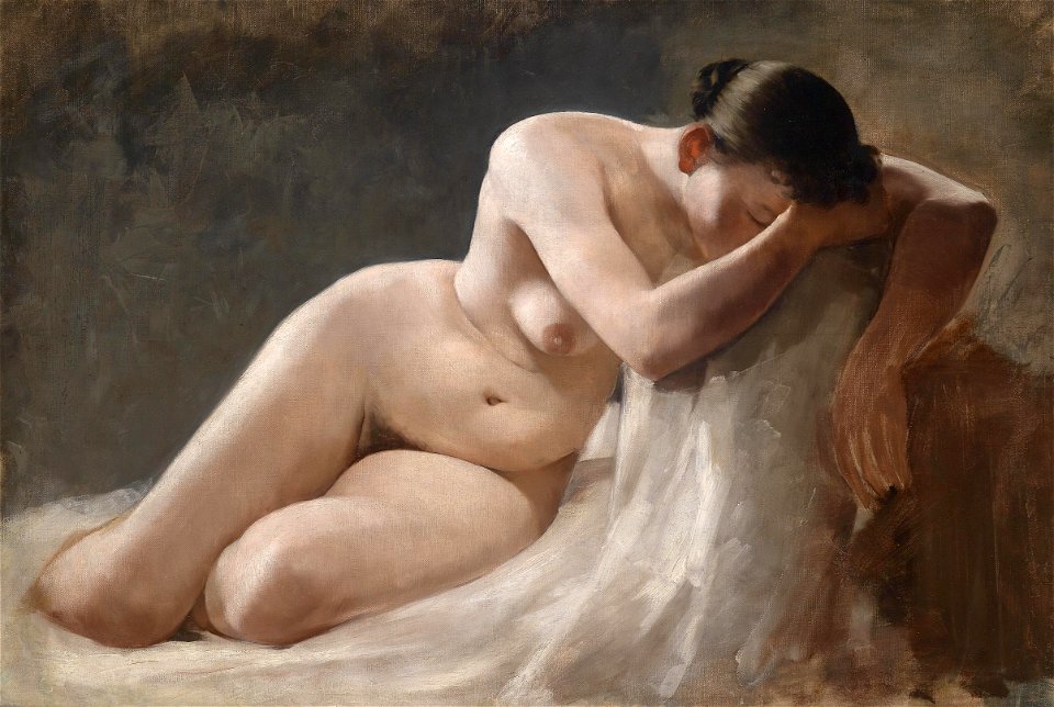 Weiblicher Akt (deutsch um 1880)