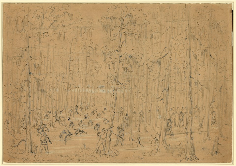 Weavers Brigade charging across the Little Salkahatchie LCCN2004661329