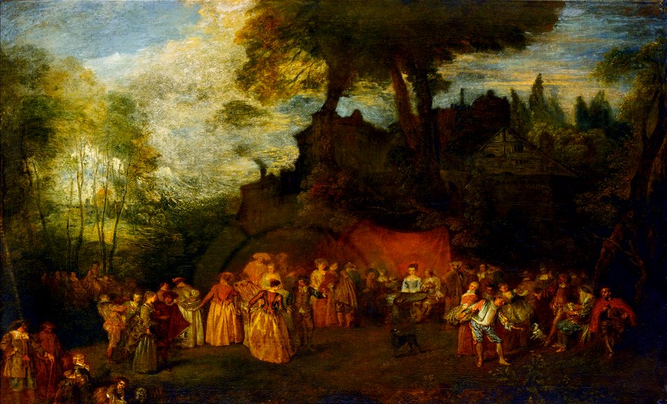 Watteau - Les noces, c.1712-1713–1715-1716