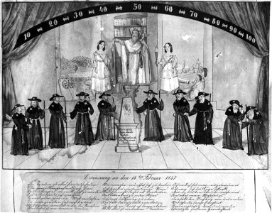 Weingarten Fastnacht 1847 Die Reise durch das Leben