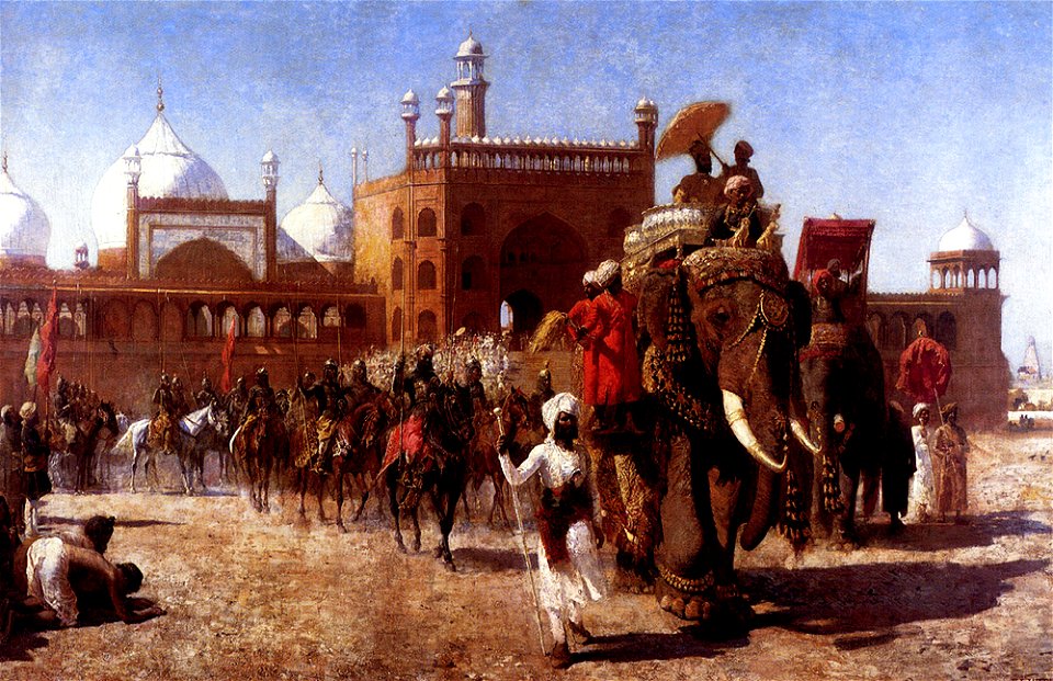 Weeks Edwin The Return Of The Imperial Court From The Great Mosque At Delhi