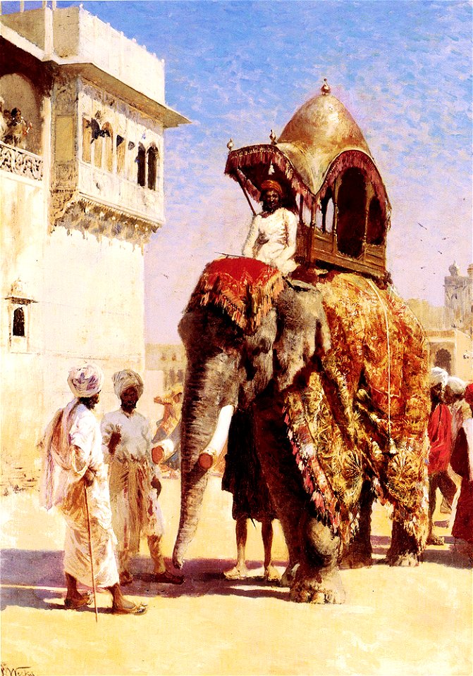 Weeks Edwin Moguls Elephant
