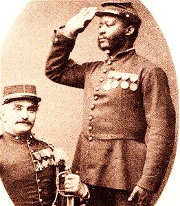 Weenen, B van en Afrika korporaal de Leeuw