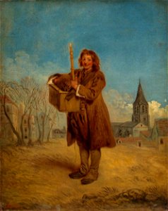 Antoine Watteau - Savoyard with a Marmot - WGA25448. Free illustration for personal and commercial use.