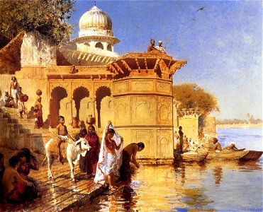 Weeks Edwin Along The Ghats Mathura