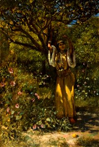In the Garden by Edwin Lord Weeks, 1876