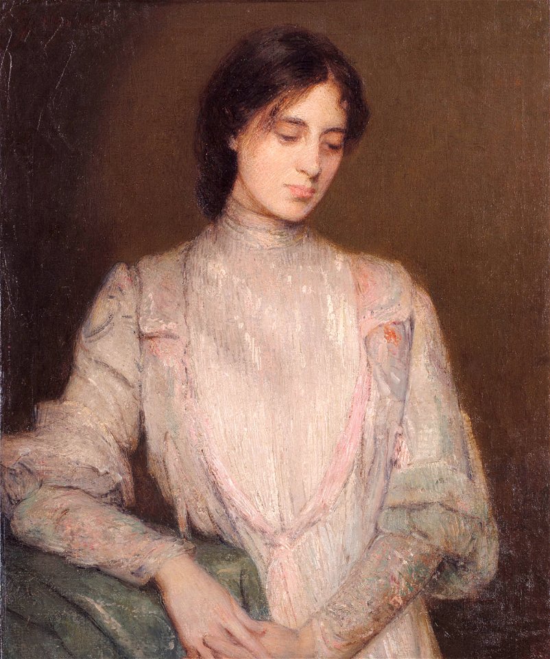J. Alden Weir - A Gentlewoman - 1909.7.72 - Smithsonian American Art Museum