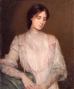 J. Alden Weir - A Gentlewoman - 1909.7.72 - Smithsonian American Art Museum