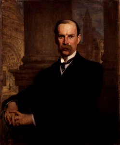 Sir Aston Webb by Solomon Joseph Solomon. Free illustration for personal and commercial use.
