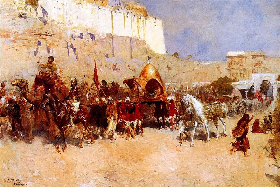 Weeks Edwin Wedding Procession Jodhpur