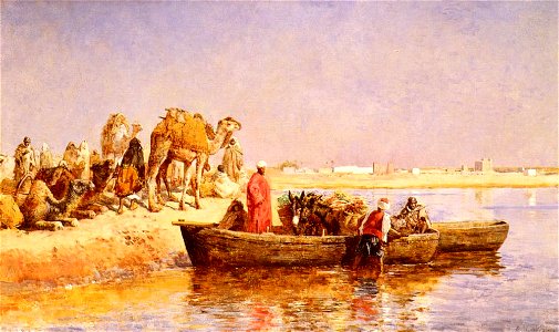 Weeks Edwin Lord Along The Nile