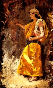 Weeks Edwin Lord Standing Arab Woman