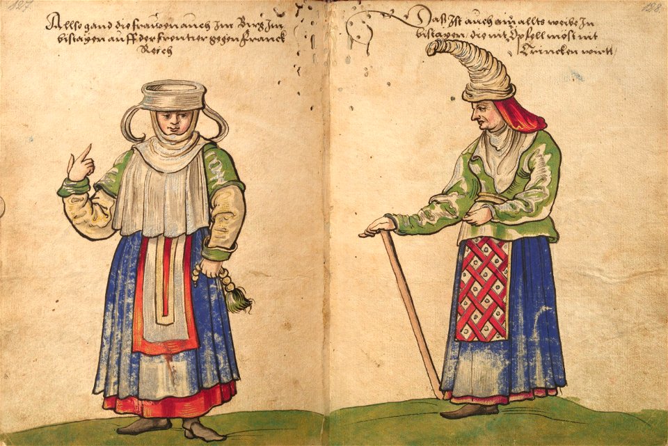 Weiditz Trachtenbuch 127-128