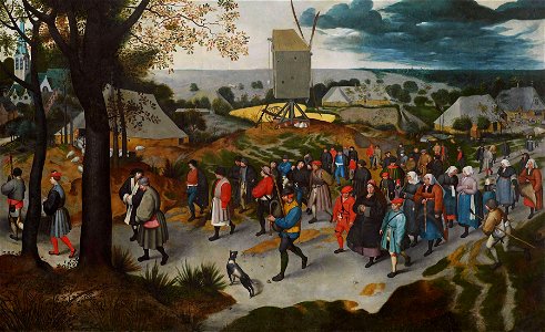 Marten van Cleve - A Wedding Procession