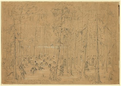 Weavers Brigade charging across the Little Salkahatchie LCCN2004661329
